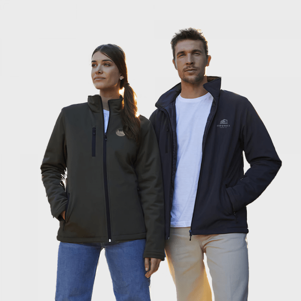 Veste softshell doublée personnalisé - Doudoune veste polaire