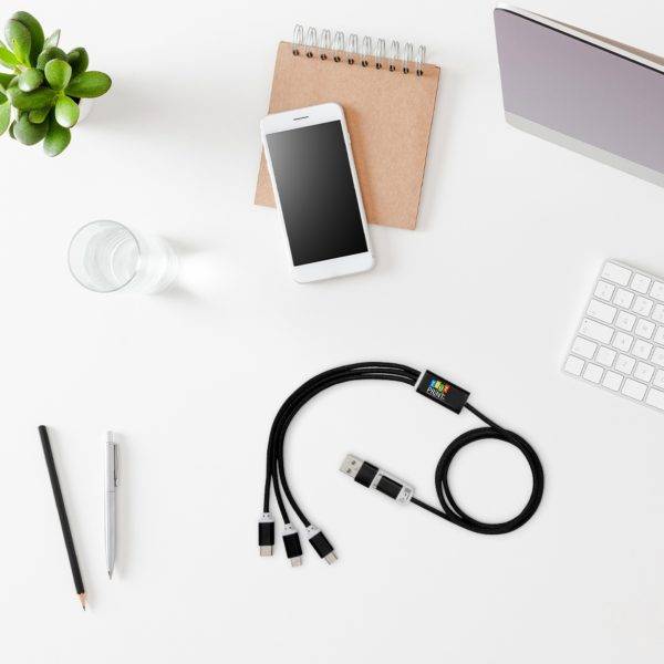 Câble de charge 5-en-1 Versatile personnalisé - Cable de recharge