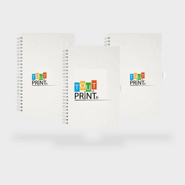 Carnet A5 en Carton de Lait Recyclé personnalisé - Carnets