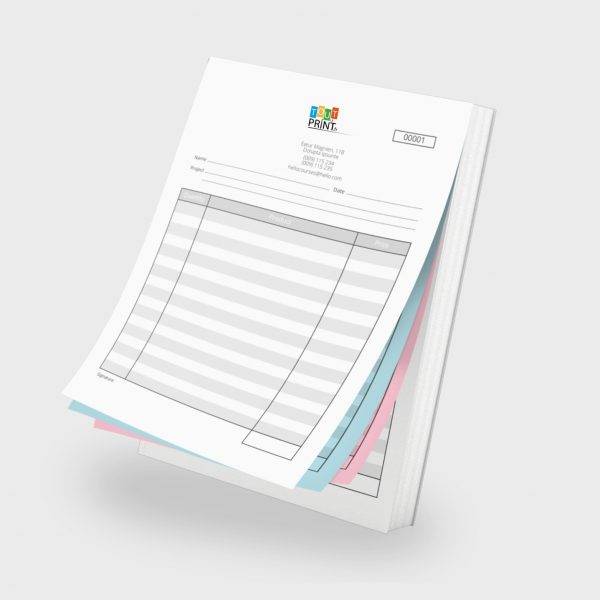 Carnets autocopiants personnalisé - Carnets