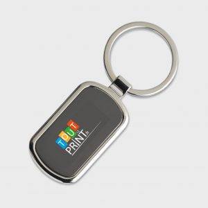 Porte-clés rectangulaire brillant personnalisé - Portes clés