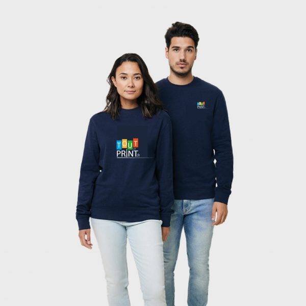 Pull en coton recyclé Iqoniq personnalisé - Sweats