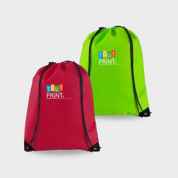 Sac à cordon non tissé personnalisé - Objets Publicitaires