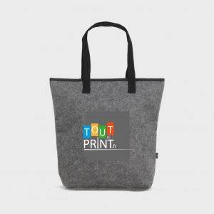 Sac isotherme en feutre RPET personnalisé - Objets Publicitaires