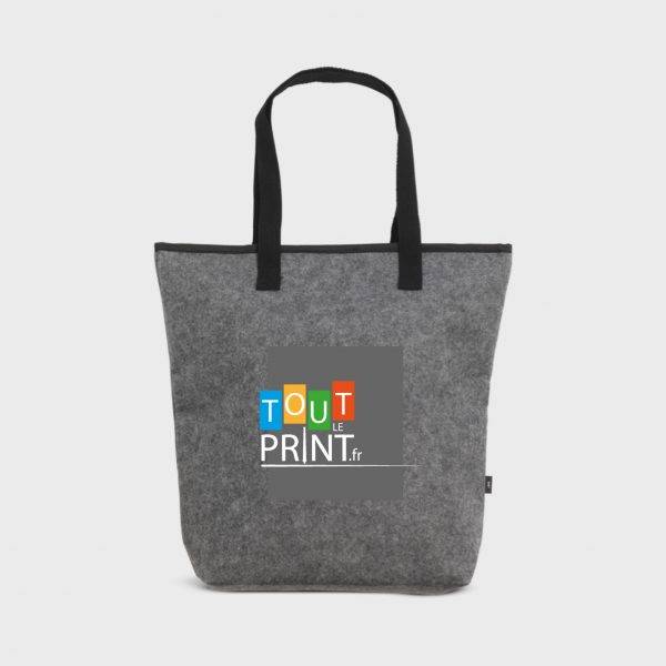 Sac isotherme en feutre RPET personnalisé - Objets Publicitaires