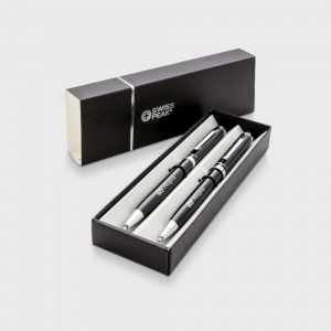 Set stylo et crayon suisses personnalisé - Crayons