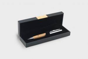 Stylo bambou avec boitier personnalisé - Stylos