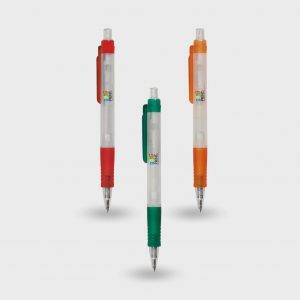 Stylo biodégradable transparent personnalisé - Stylos