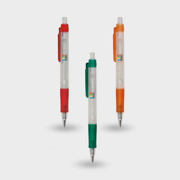 Stylo biodégradable transparent personnalisé - Stylos