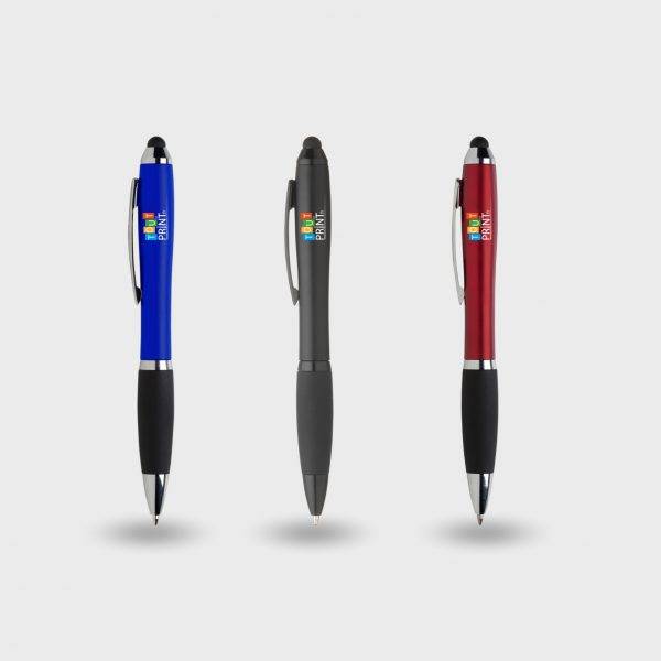 Stylo stylet avec grip antidérapant personnalisé - Stylos