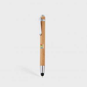 Stylo tactile en bambou personnalisé - Stylos