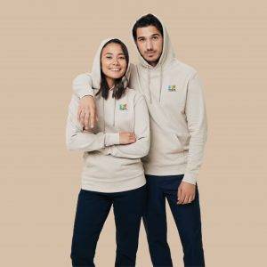 Sweat à capuche en coton recyclé Iqoniq personnalisé - Sweats