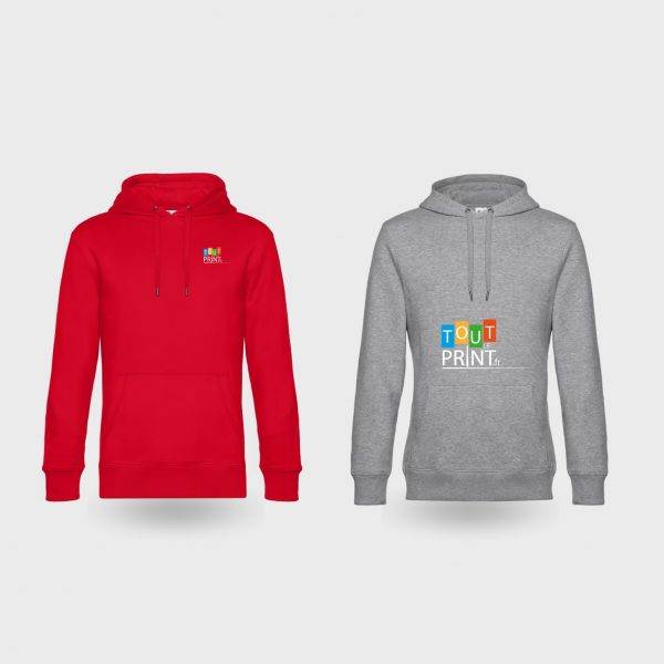 Sweat à capuche premium ultra-doux B&C personnalisé - Sweats