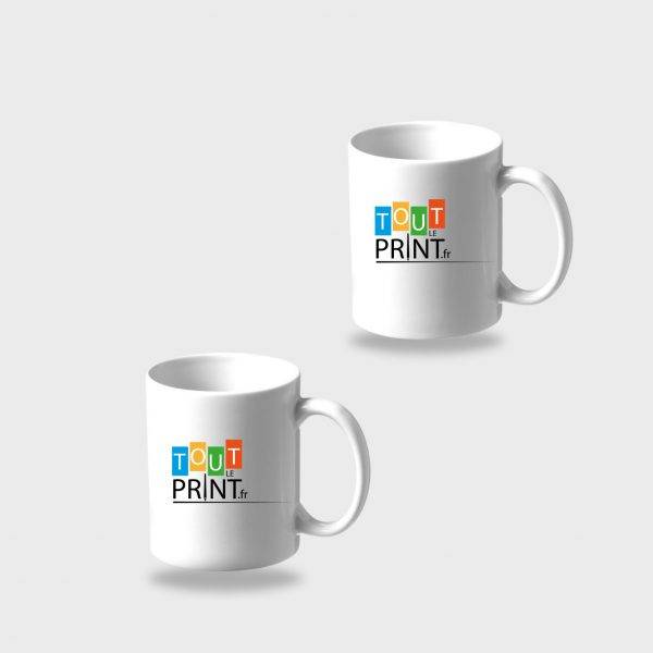 Tasse en céramique quadri 340 ml personnalisé - Tasses et gobelets