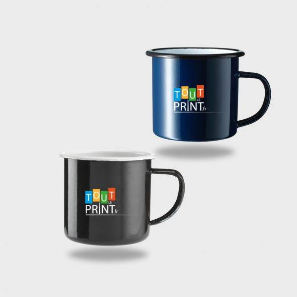 Tasse en émail personnalisé - Tasses et gobelets