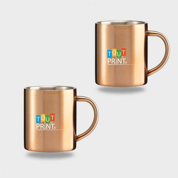 Tasse isotherme Inox personnalisé - Tasses et gobelets