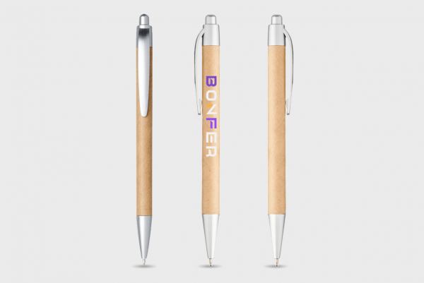 Tiflet stylo à bille en papier recyclé personnalisé - Stylos