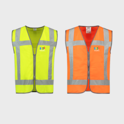 Gilet de sécurité réfléchissant zippé Tricorp personnalisé - Articles réfléchissants