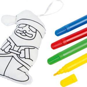 Père Noël à colorier personnalisable et publicitaire