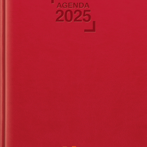 Agenda A27 VIVEL Rouge 2025 personnalisable et publicitaire