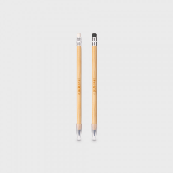Crayon en bambou Everlasting personnalisé - Crayons