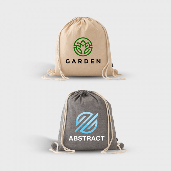 GRS Sac à cordon en coton recyclé 180 g/m² personnalisé - Objets Publicitaires