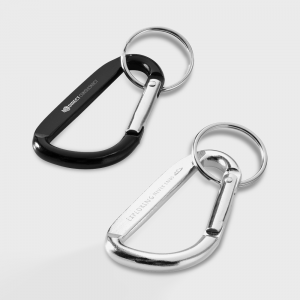Porte-clés en aluminium recyclé RCS personnalisé - Accessoires