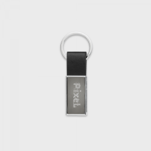 Porte-clés en PU luxe, alliage de zinc recyclé RCS personnalisé - Accessoires