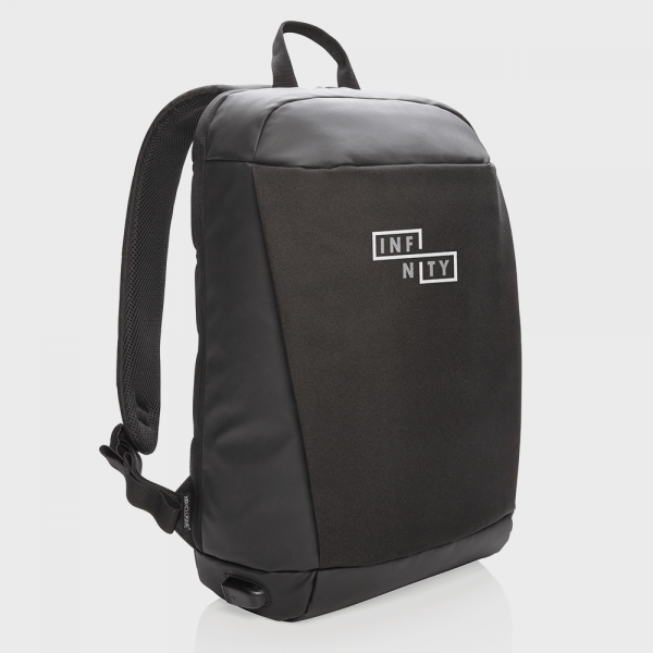 Sac à dos antivol RFID USB Madrid personnalisé - Objets Publicitaires
