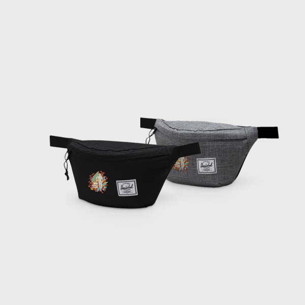 Sac banane Herschel Classic™ en polyester recyclé personnalisé - Objets Publicitaires
