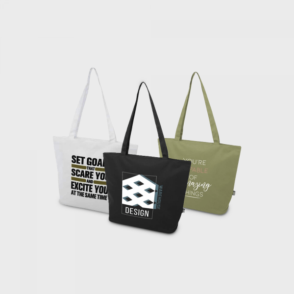 Sac cabas à fermeture éclair Panama GRS personnalisé - Objets Publicitaires