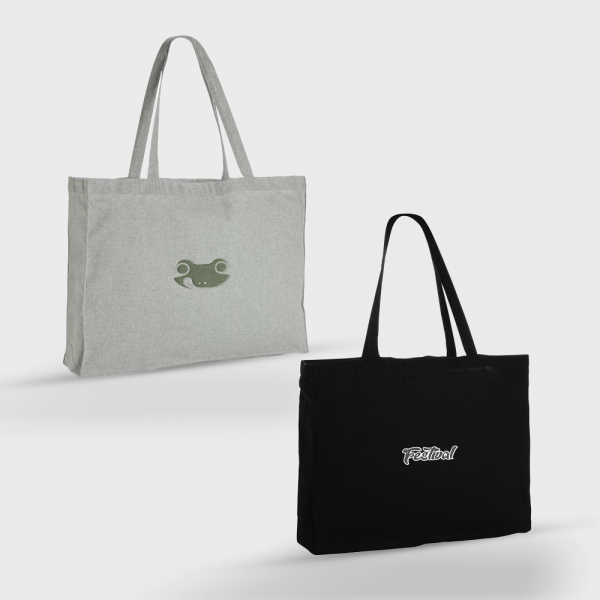 Sac cabas en coton recyclé 145g personnalisé - Objets Publicitaires