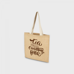 Sac cabas en jute personnalisé - Objets Publicitaires