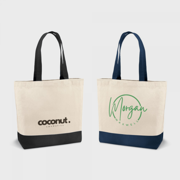Sac de plage en toile de coton personnalisé - Articles de plage