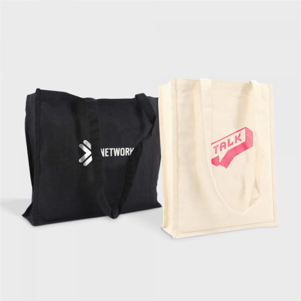 Sacs en coton à soufflet premium personnalisé - Objets Publicitaires
