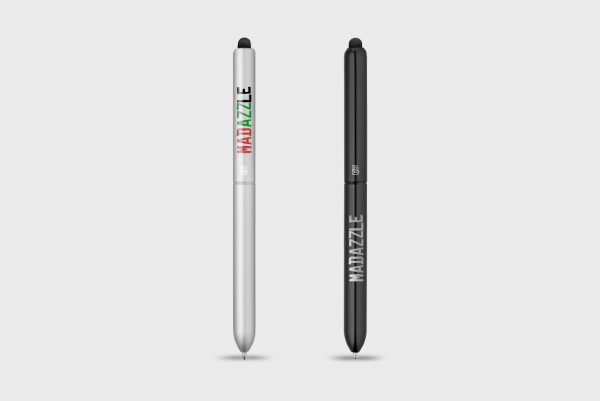 Stylo stylet moderne aluminium personnalisé - Objets Publicitaires