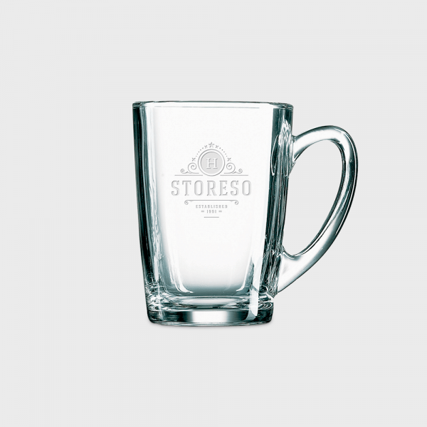 Tasse à thé en verre 320 ml personnalisé - Tasses et gobelets