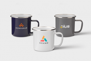Tasse émaillée argent rétro personnalisé - Tasses et gobelets