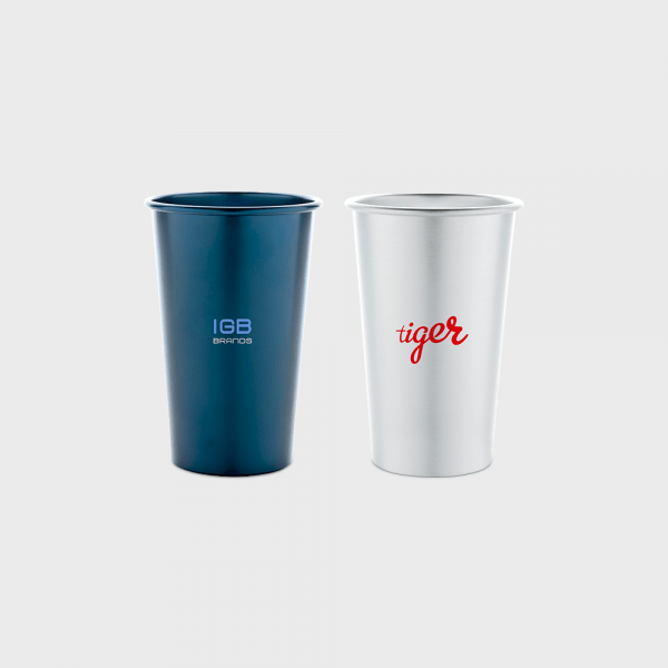 Tasse empilable en aluminium recyclé RCS personnalisé - Tasses et gobelets