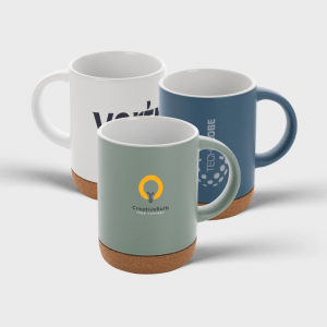 Tasse en céramique avec base en liège personnalisé - Tasses et gobelets