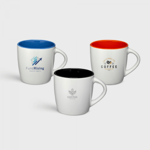 Tasse en céramique Aztec 340ml avec intérieur coloré personnalisé - Tasses et gobelets