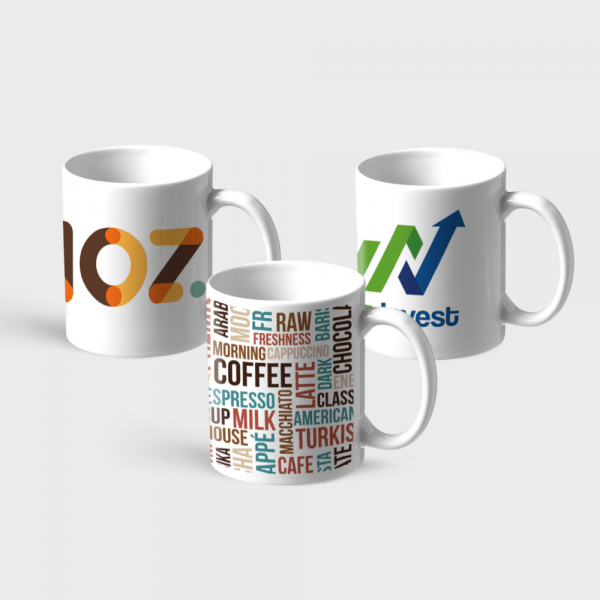 Tasse en céramique quadri 330 ml personnalisé - Tasses et gobelets