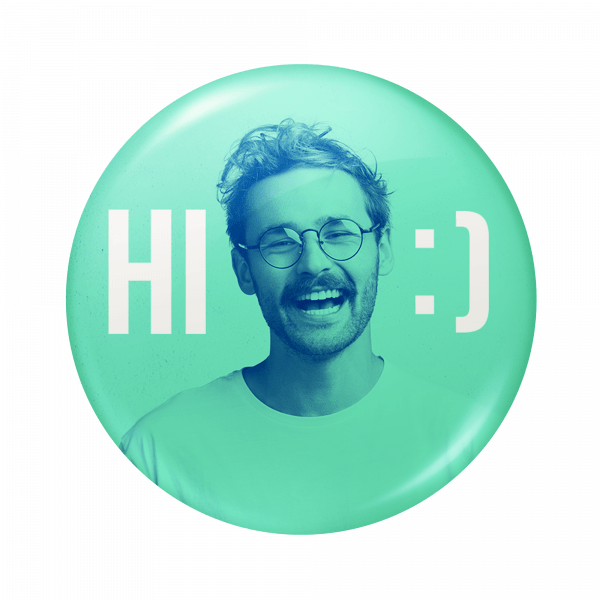 Badges : Ø 75mm personnalisé - Badges et supports