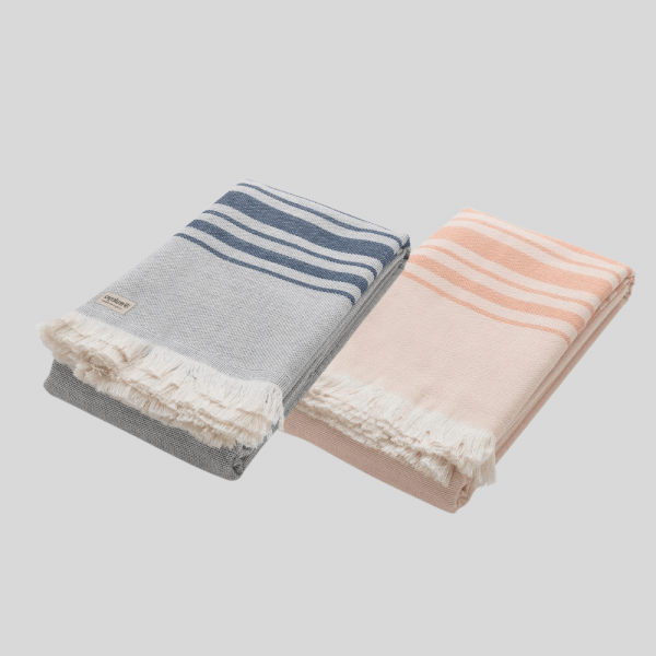 Fouta ultra douce Ukiyo | 100 x 180 cm personnalisé - Objets Publicitaires