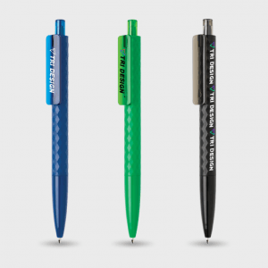 Stylo texturé motifs losanges