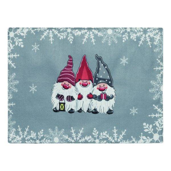 3 FUNNY FRIENDS - Sous assiette de table personnalisé - Décoration Noël