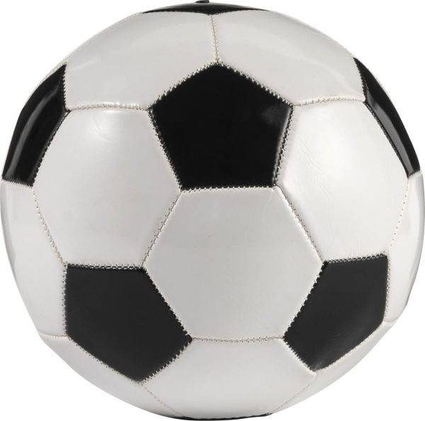 Ballon de football Ariz | Plastique | Taille 5 | Classique noir et blanc personnalisé - Ballons