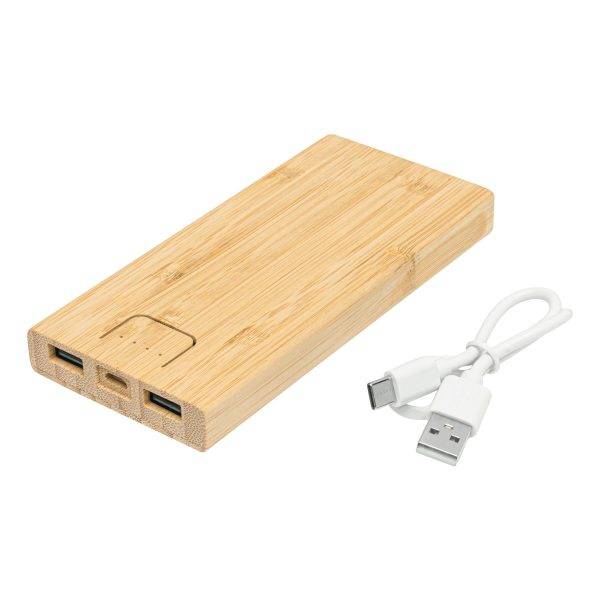 BAMBOO ENERGY - Powerbank personnalisé - Batterie externe