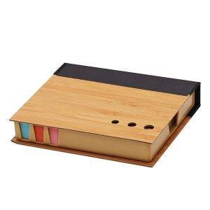 BAMBOO NOTE - Boîte memo personnalisé - Blocs notes