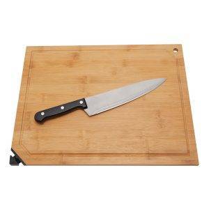 BAMBOO SHARP - Grande planche à découper personnalisé - Ustensiles cuisine